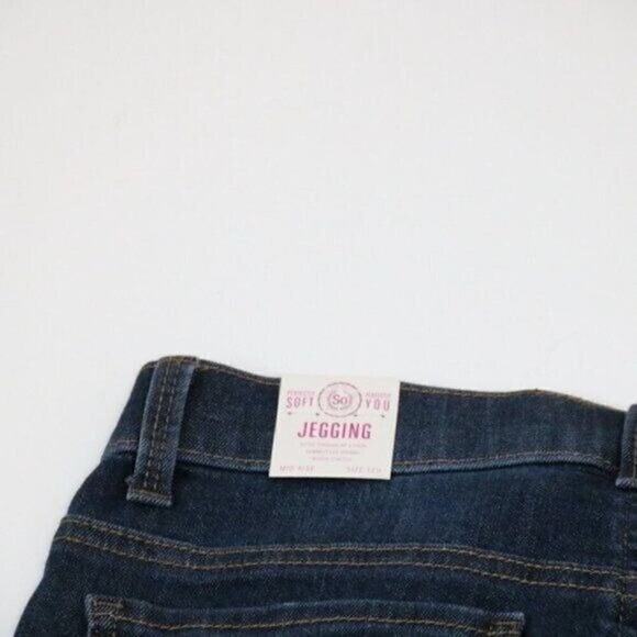 NWT Girls Denim Jeggings size 12 1/2  Dark Blue - Picture 4 of 5